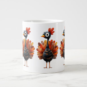 Grande Tasse Thanksgiving Thème avec dinde