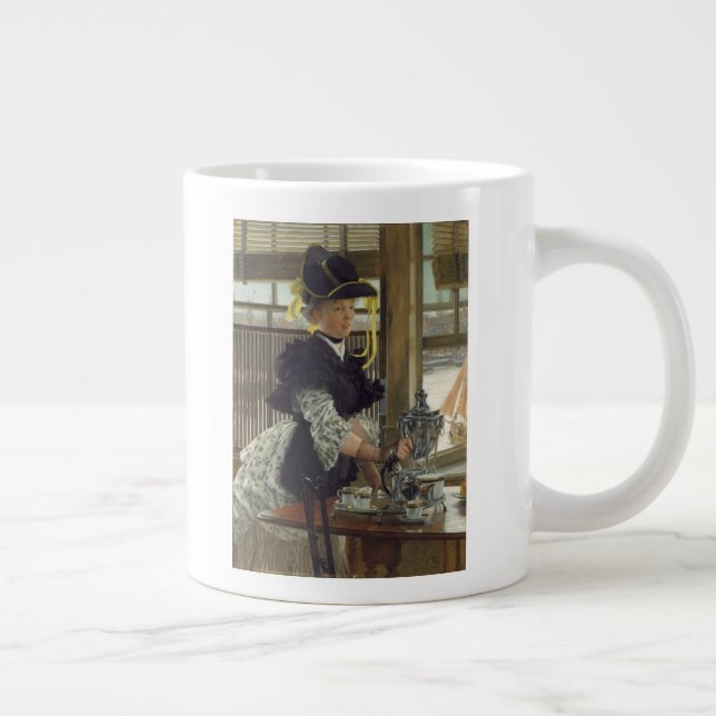 Grande Tasse Thé| 1872 (huile sur bois) (Droite)