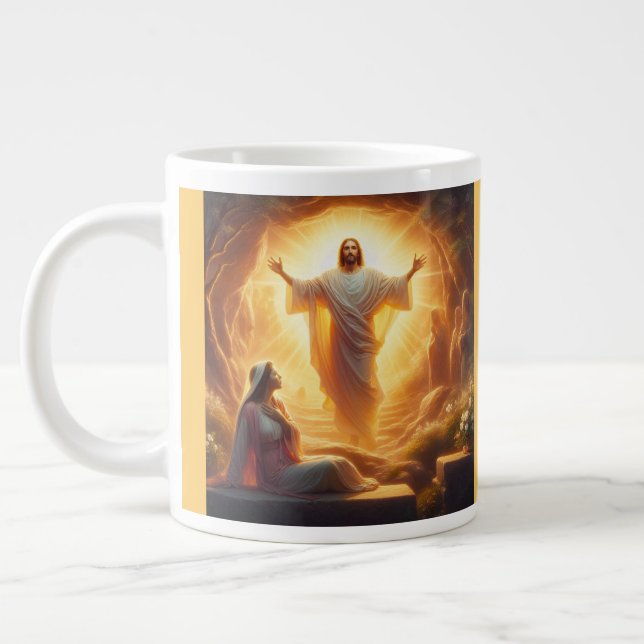Grande Tasse The Resurrection Light: Jesus Christ Rises (Gauche)