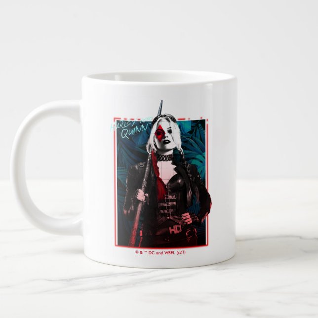 Grande Tasse The Suicide Squad | Harley Quinn & Green Ferns (Gauche)