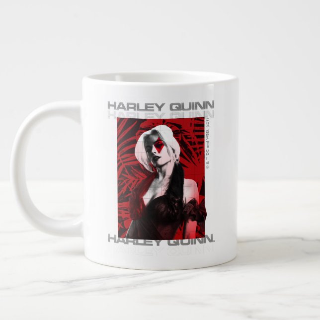 Grande Tasse The Suicide Squad | Harley Quinn Red Fern Portrait (Gauche)