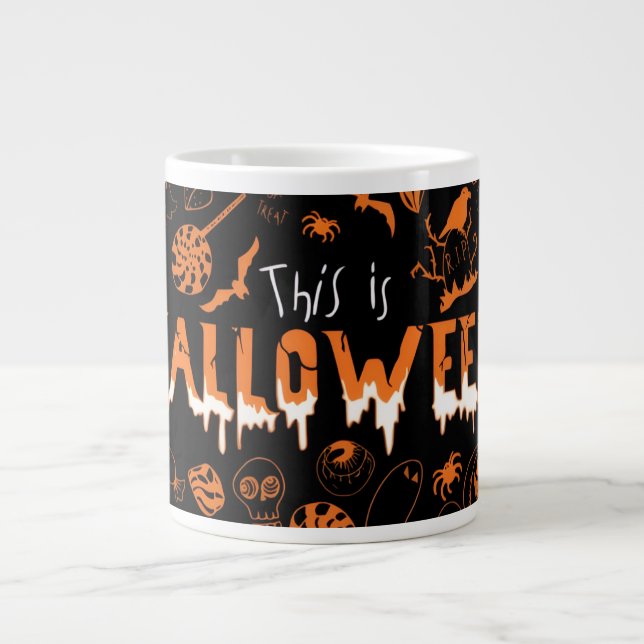 Grande Tasse "This is Halloween – Spooky Style for the Bold🎃" (Devant)
