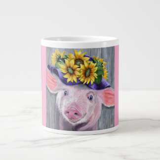 Grande Tasse This Little Piggy Original Painting