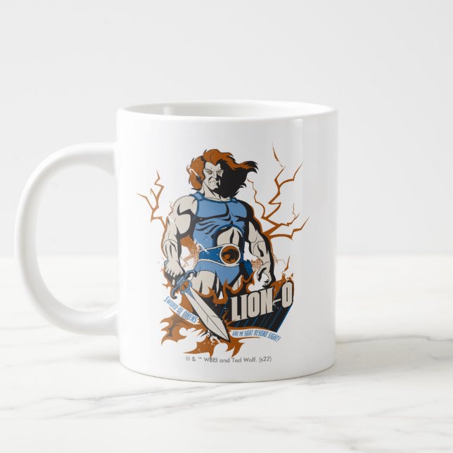 Grande Tasse ThunderCats | Lion-O Graphique électrique (Gauche)