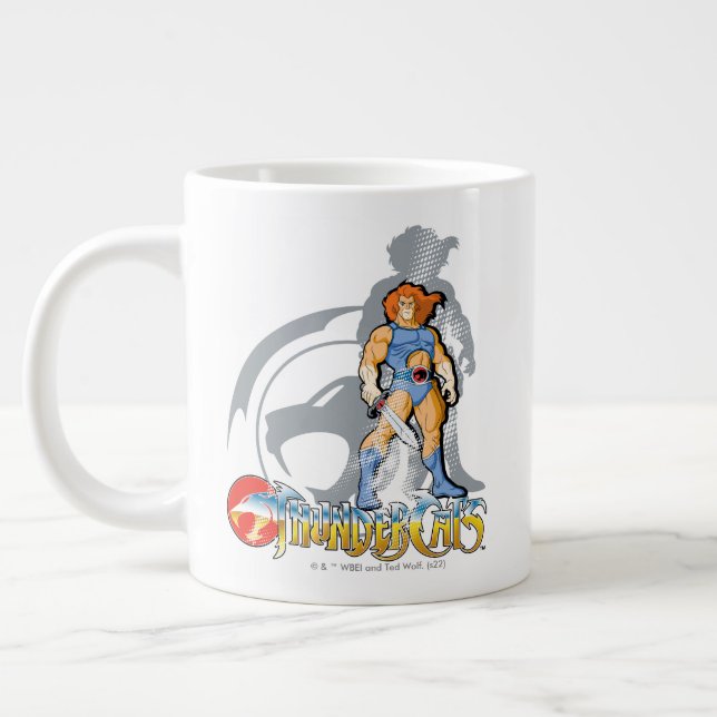 Grande Tasse ThunderCats | Lion-O Halfttone Shadow Graphic (Gauche)