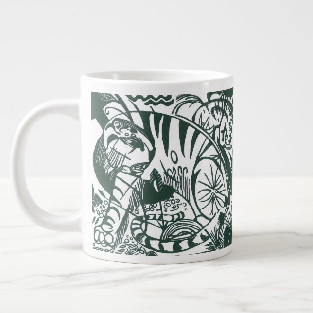 Grande Tasse Tiger de Franz Marc, Art Vintage de l'expressionni (Gauche)