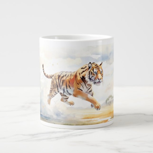 Grande Tasse Tigre en action 2 (Devant)