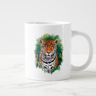 Grande Tasse "Tigre majestueux dans l'Art de la Jungle - Nature