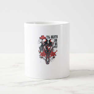 Grande Tasse Till Death Do Us Part - Minimalist Skeleton Art Fo