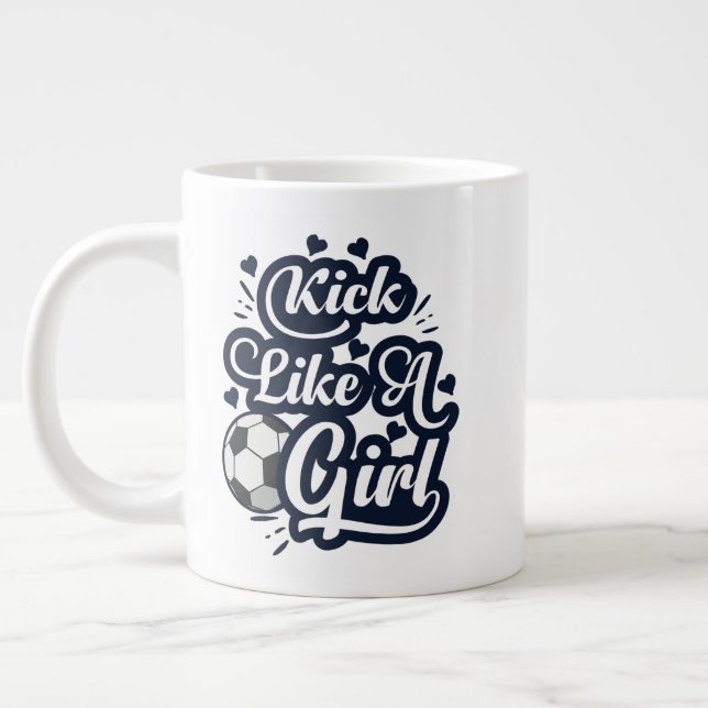Grande Tasse Tire Comme Une Fille (Gauche)