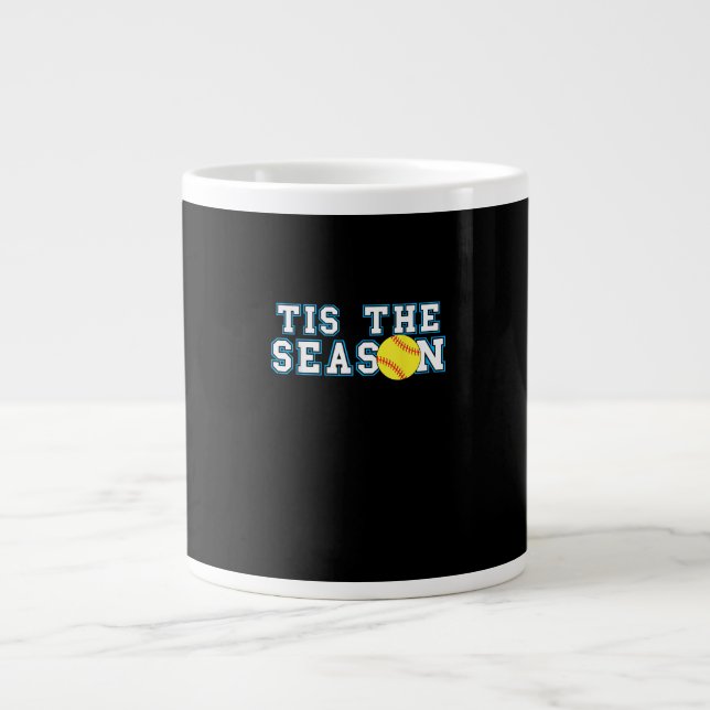 Grande Tasse Tis The Season Softball Coach Creative Casual (Devant)