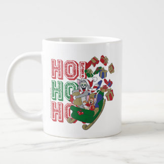 Grande Tasse Tom and Jerry Delivering Gifts In A Sleigh