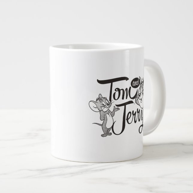 Grande Tasse Tom Et Jerry | Tom Et Jerry Ont L'Air Doux (Devant droit)
