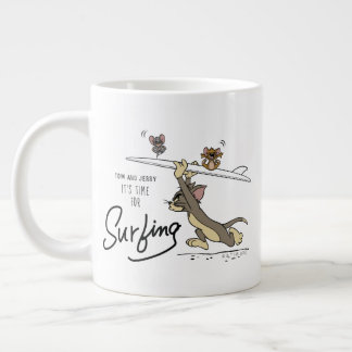 Grande Tasse Tom & Jerry "Il est temps de surfer"
