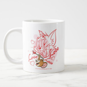 Grande Tasse Tom & Jerry Valentine Painting