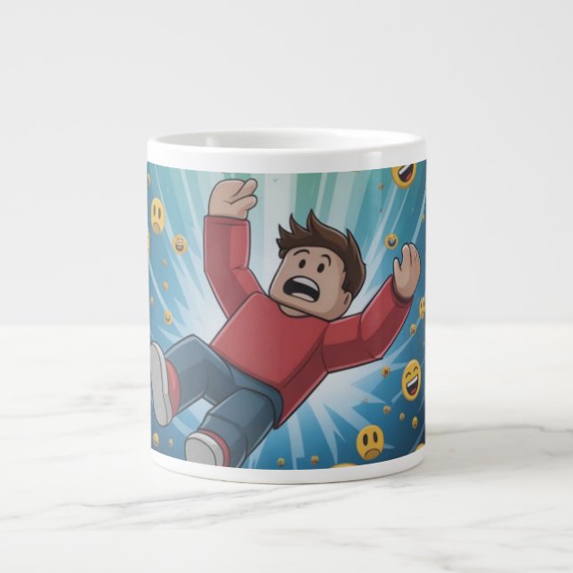 Grande Tasse Tomber dans une bulle  (Devant)