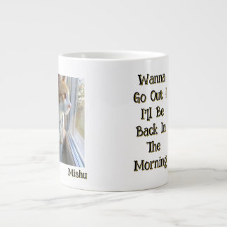 Grande Tasse Tomcat, Photo Et Nom Personnalisable, Texte Drôle