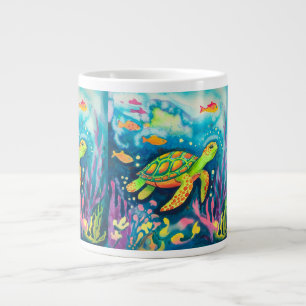 Grande Tasse Tortue à peinture