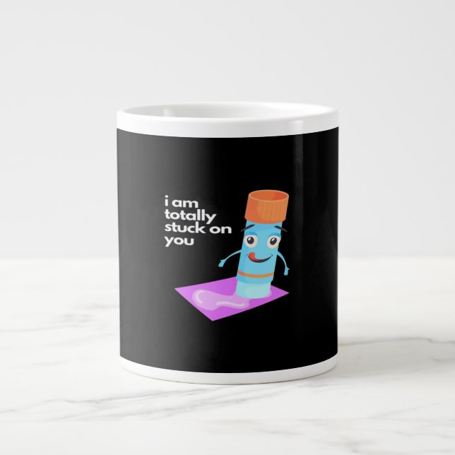Grande Tasse Totally Stuck On You Bold Romantic Style  (Devant)
