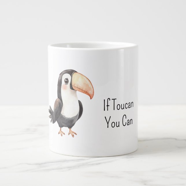 Grande Tasse Toucan noir   (Devant)