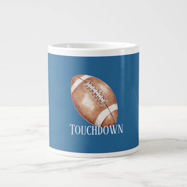 Grande Tasse Touchdown de football (Devant)