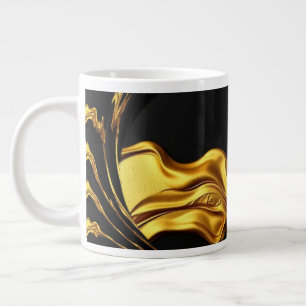 Grande Tasse Tourbillon Opulent Or Liquide Noir Designer Monoch