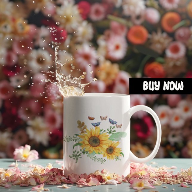 Grande Tasse tournesol printemps (Créateur téléchargé)