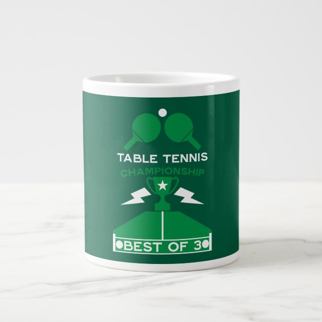 Grande Tasse Tournoi de tennis de table (Devant)