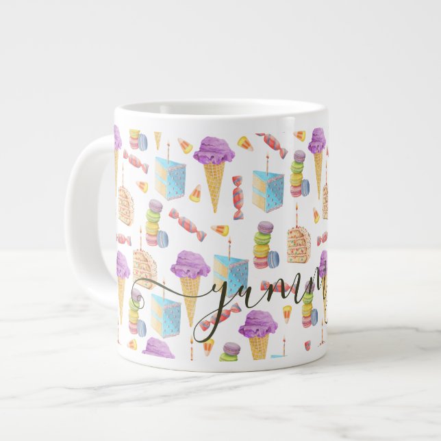 Grande Tasse Tout À Propos De Desserts ! Yummy (Devant gauche)
