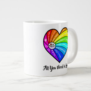 Grande Tasse Tout ce dont vous avez besoin est l'amour