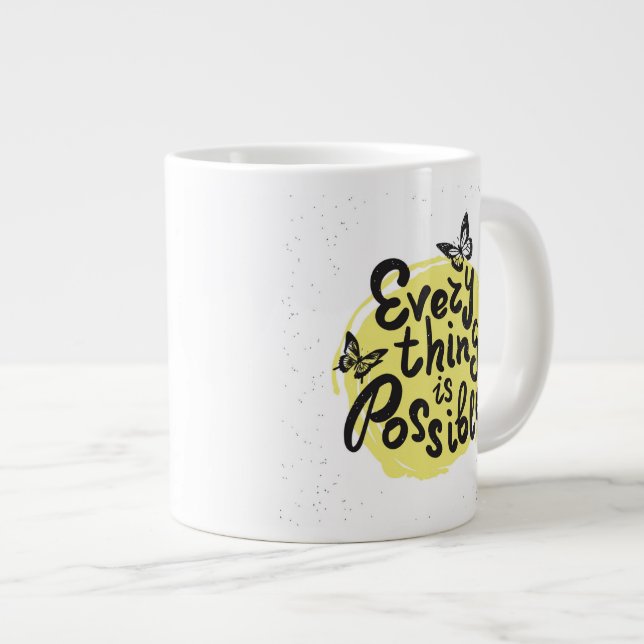 Grande Tasse Tout est possible (Devant droit)