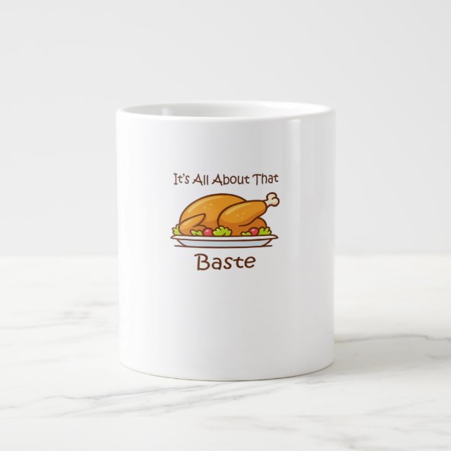 Grande Tasse Tout Sur Ce Baste (Thanksgiving) Tendance (Devant)