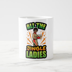 Grande Tasse Toutes les Jingle Ladies Christmas Pajama Melanin