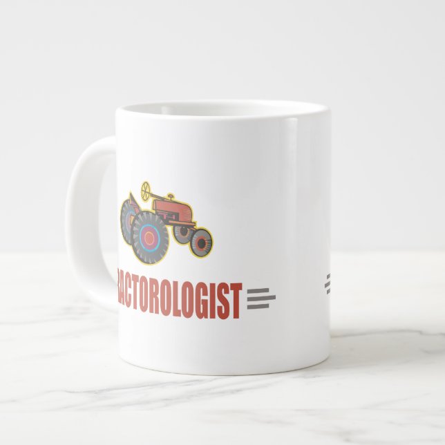 Grande Tasse Tracteur drôle (Devant gauche)