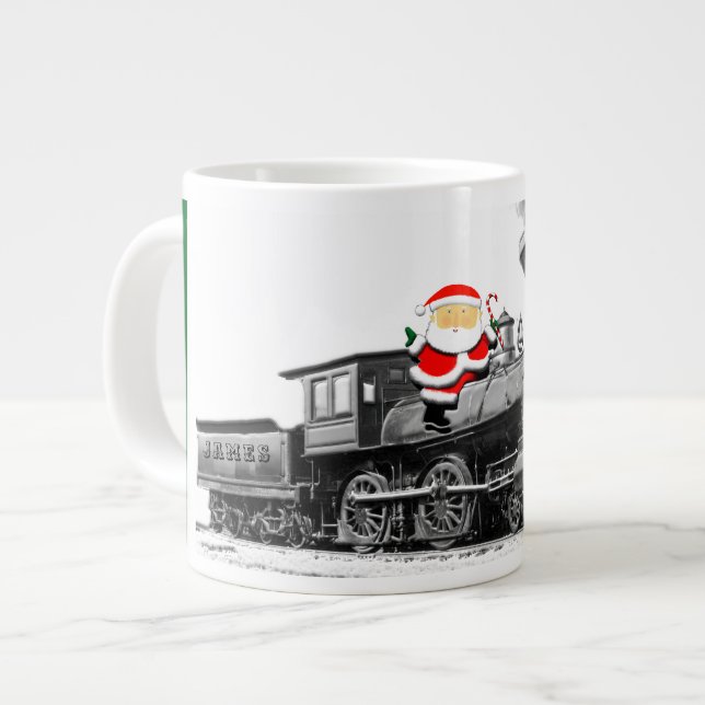 Grande Tasse Train de Noël Collectible (Devant gauche)