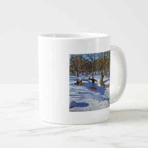 Grande Tasse Traîneau rouge Lomberdale Hall Derbyshire 2014