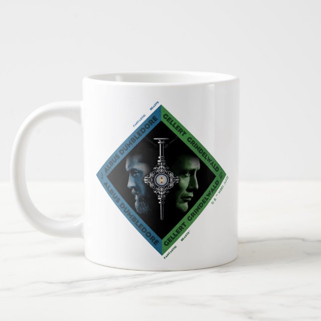 Grande Tasse Tranche sanguine Dumbledore & Grindlewald Graphiqu (Gauche)