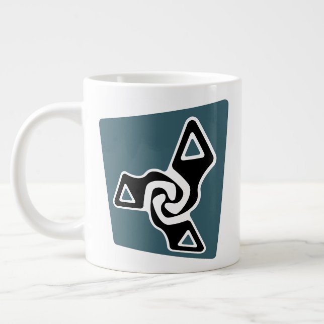 Grande Tasse Tri-flèches de perspective (Gauche)