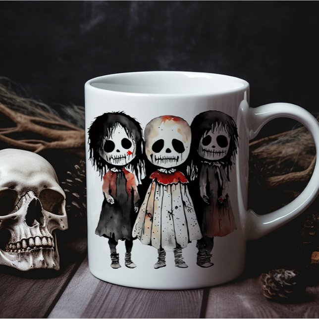 Grande Tasse Trois enfants fantômes (Créateur téléchargé)