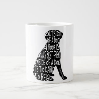 Grande Tasse Trop sombre à lire