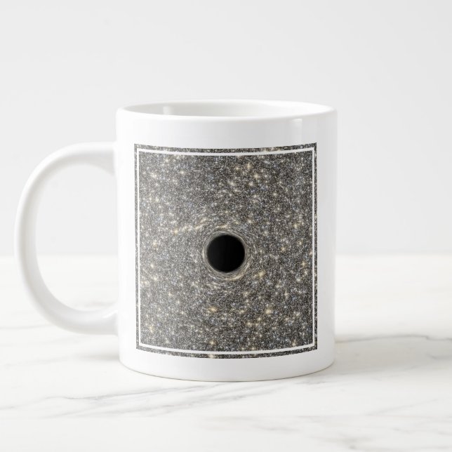 Grande Tasse Trou Noir Supermassif Au Milieu D'Une Galaxie. (Gauche)