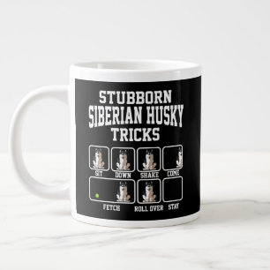 Grande Tasse Trucs de chien têtu Sibérie Husky Chien Maman Truc