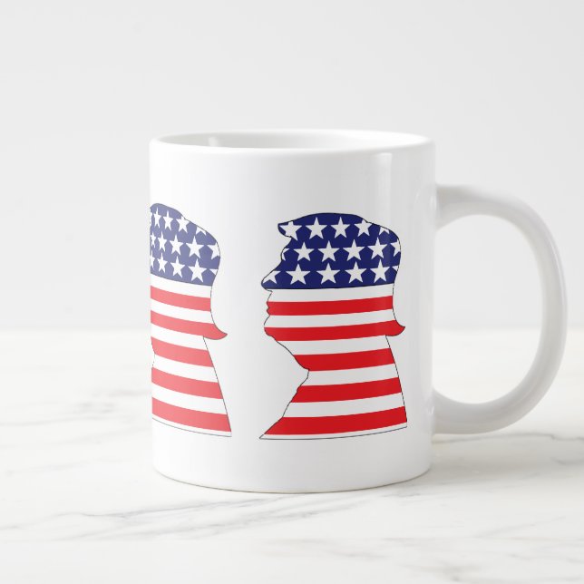 Grande Tasse Trump rouge blanc et bleu (Droite)