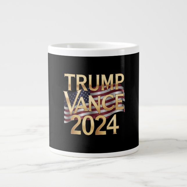Grande Tasse Trump Vance 2024 Une vision audacieuse pour l'Amér (Devant)