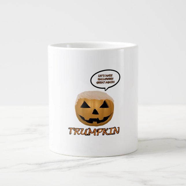 Grande Tasse Trumpkin Halloween ajusté (Devant)