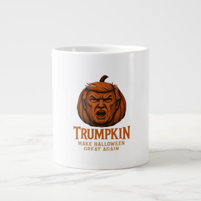 Grande Tasse Trumpkin... Rendre Halloween plus grand (Devant)