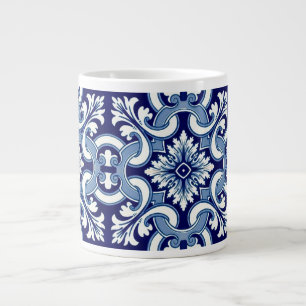 Grande Tasse Tuile bleue portugaise