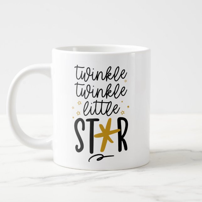 Grande Tasse Twinkle Twinkle Little Star Doodle (Gauche)