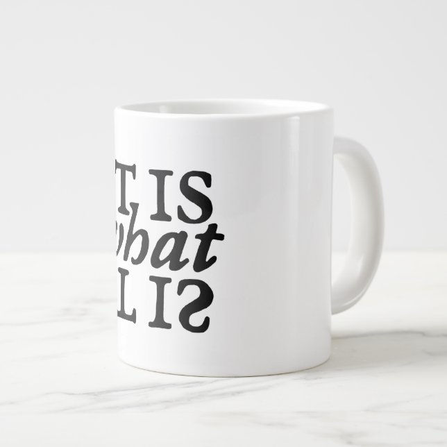 Grande Tasse Typographie (Devant droit)