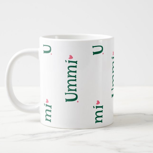 Grande Tasse Ummi Maman Géant de la fête des Mères  (Gauche)